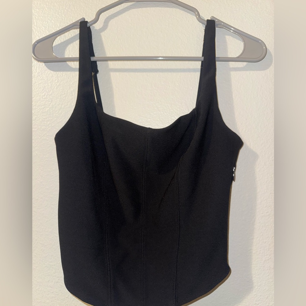 Abercrombie & Fitch Black Scoop Neck Camisole